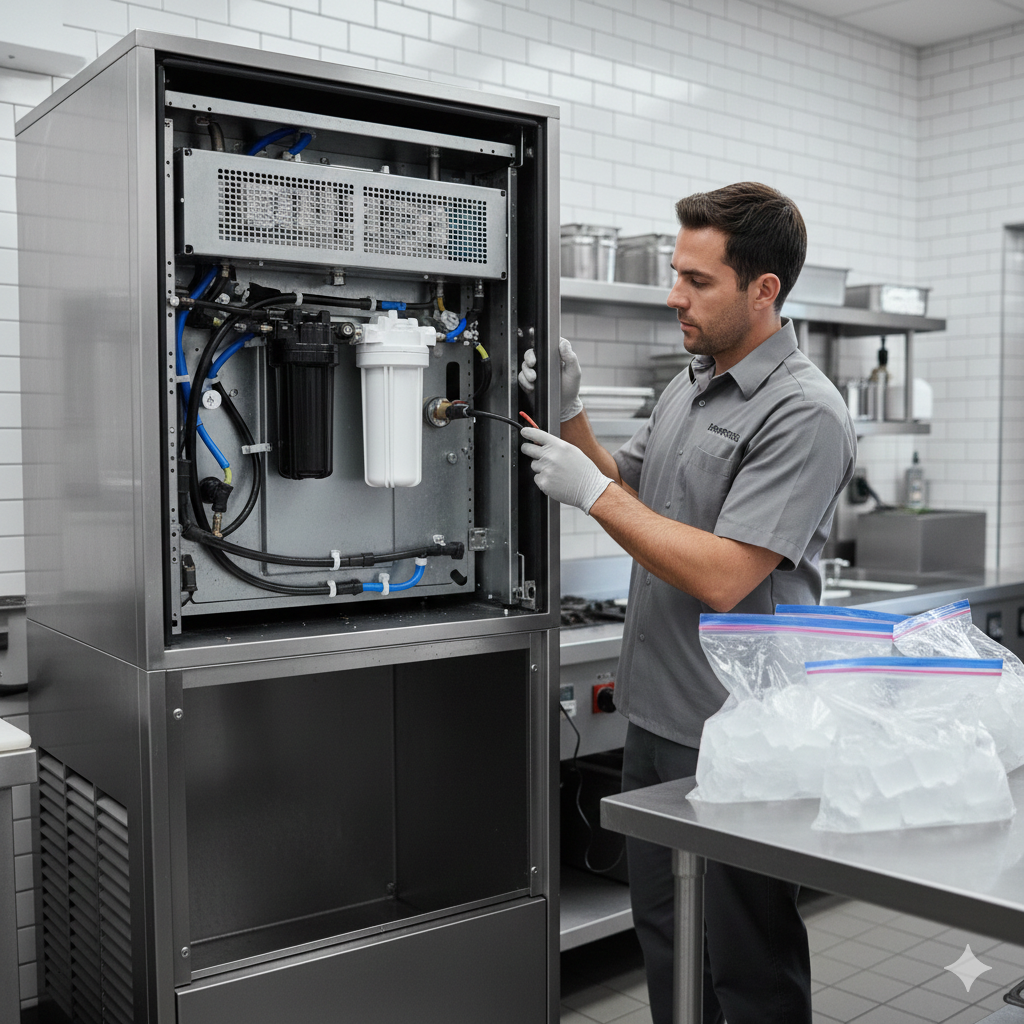 Commercial ice machine service in Memphis
