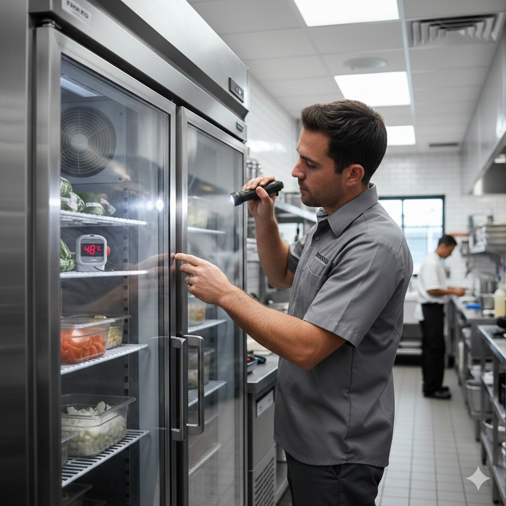 Reach-in cooler not keeping temperature — Memphis repair guide